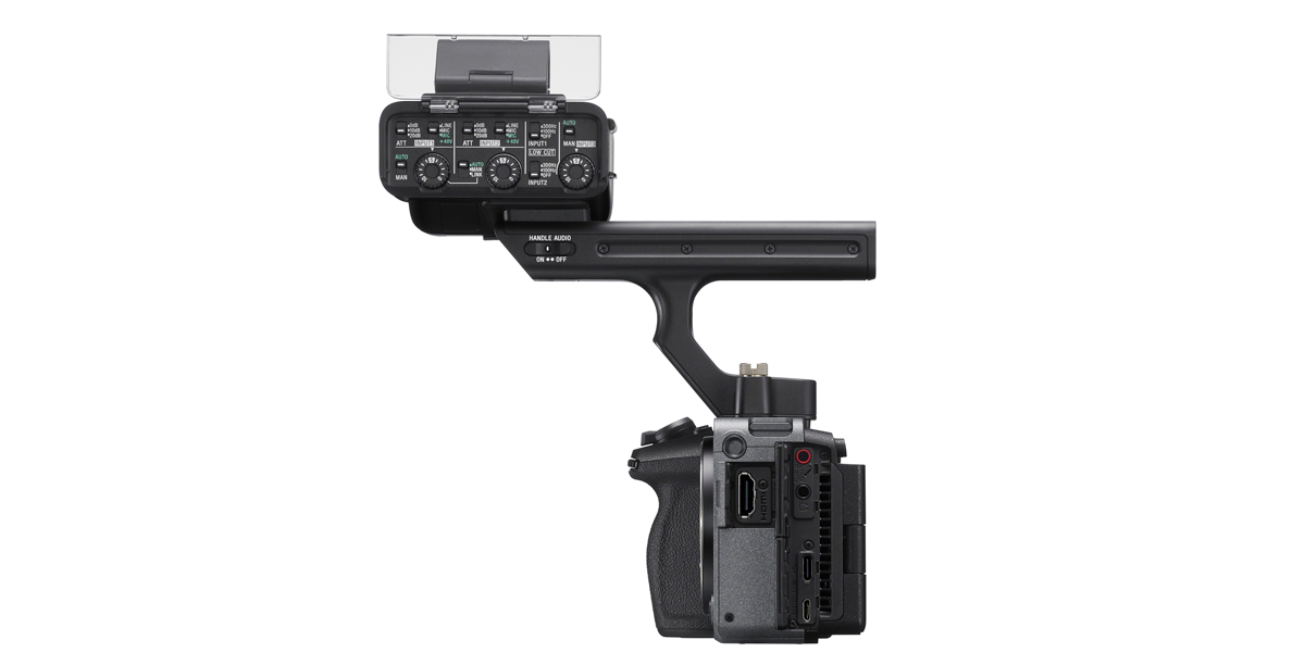 Sony FX30 body with terminal