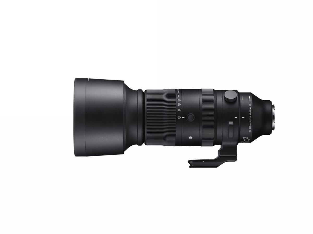 SIGMA 60-600mm F4.5-6.3 DG DN OS | Sports Lens with hood
