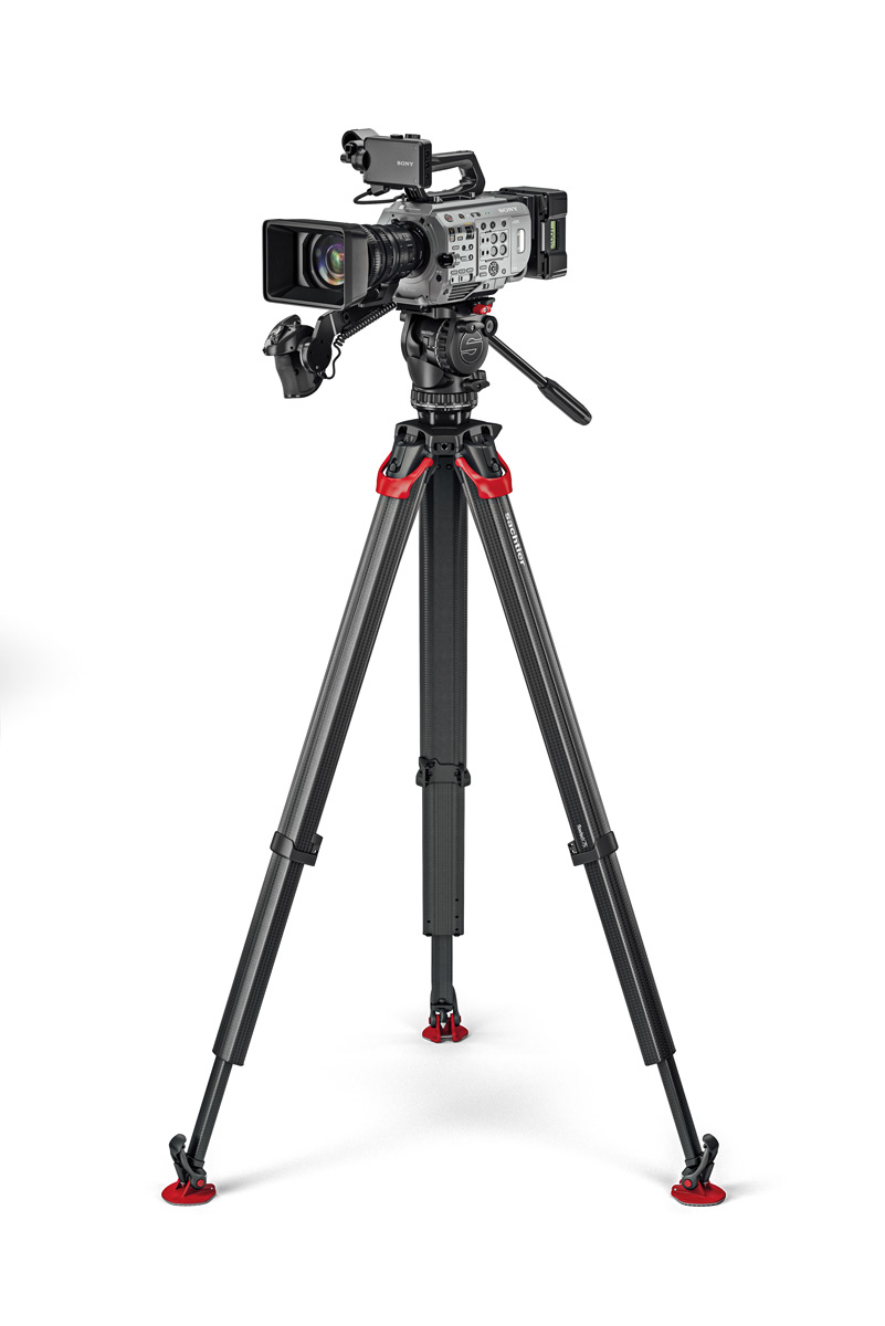 Satchler flowtech 75 MS tripod and aktiv 8T head