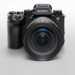 Front view of the Sony A1 II camera