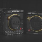 Two black boxes with buttons on the front
