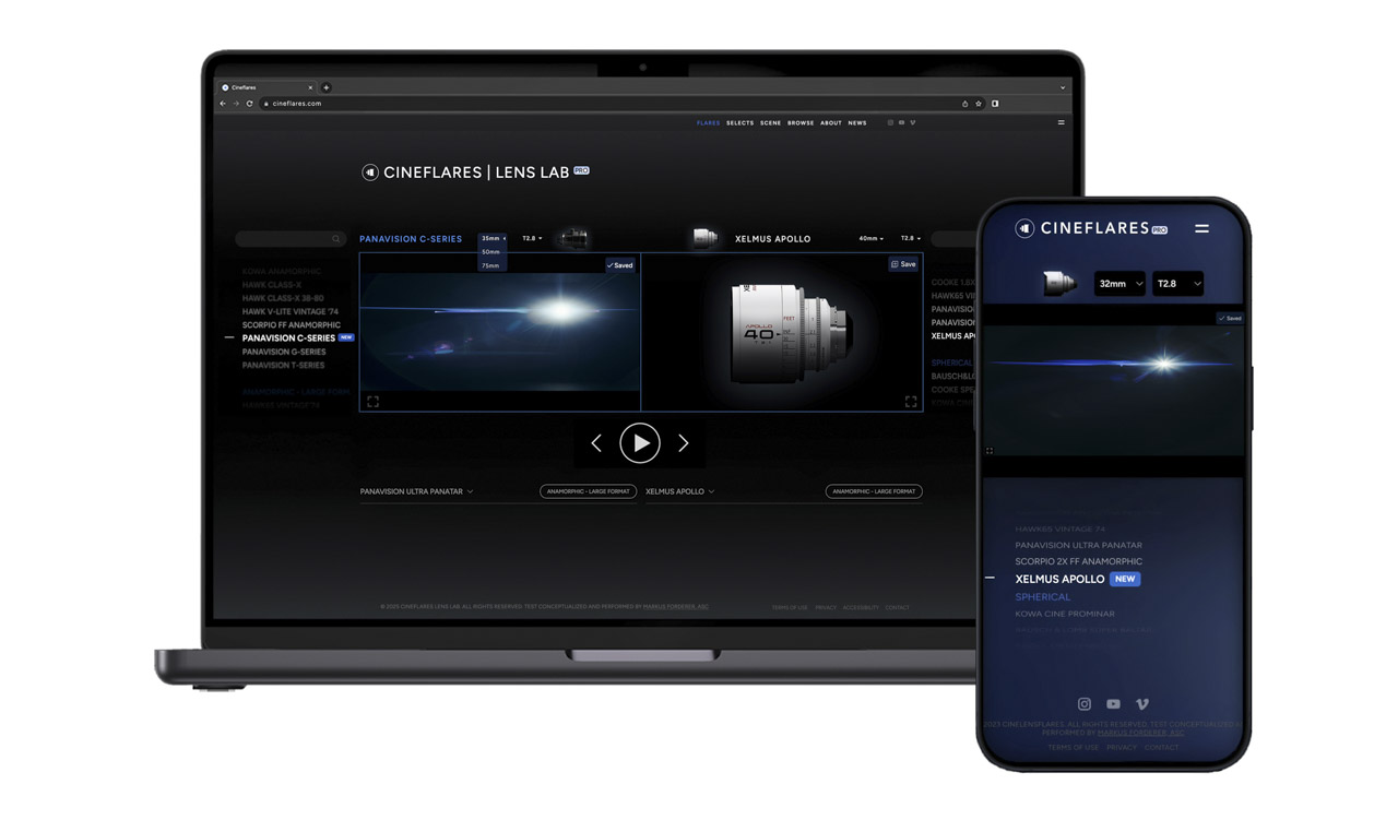 A monitor and phone showing a black webpage