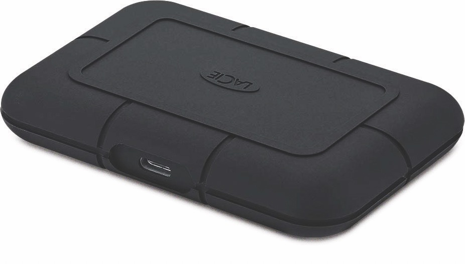 A small black rectangle device with curved edges