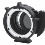 A black and silver magnetic filter from Irix