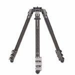 A black tripod from Benro, against a white background