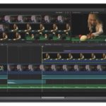 Apple editing software on the screen of a laptop