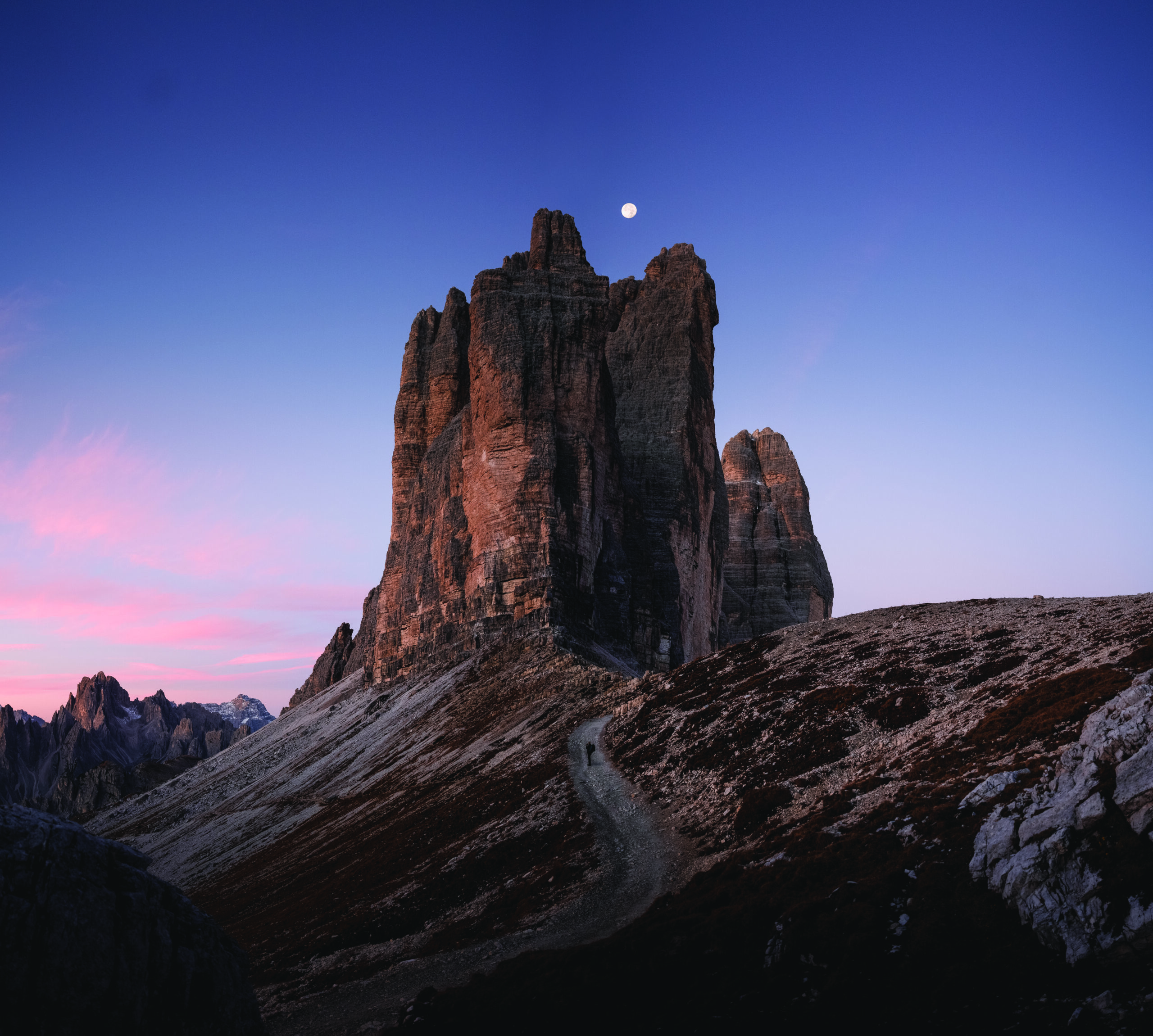 Tre Cime Hut Sunrise