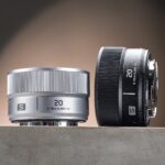 Panasonic LUMIX S-S20 Lens shown in silver and black