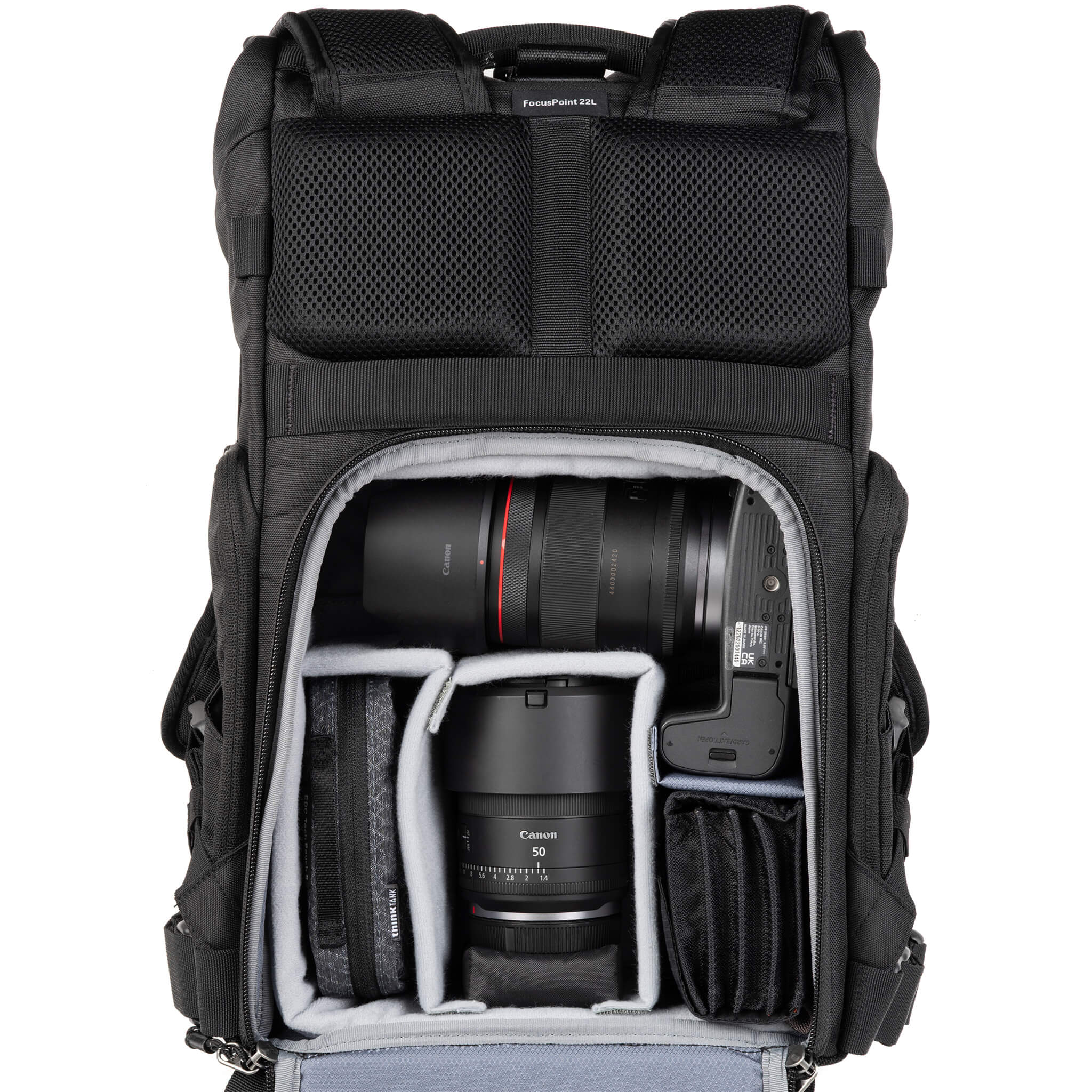 Think Tank FocusPoint 22L Backpack inner compartments